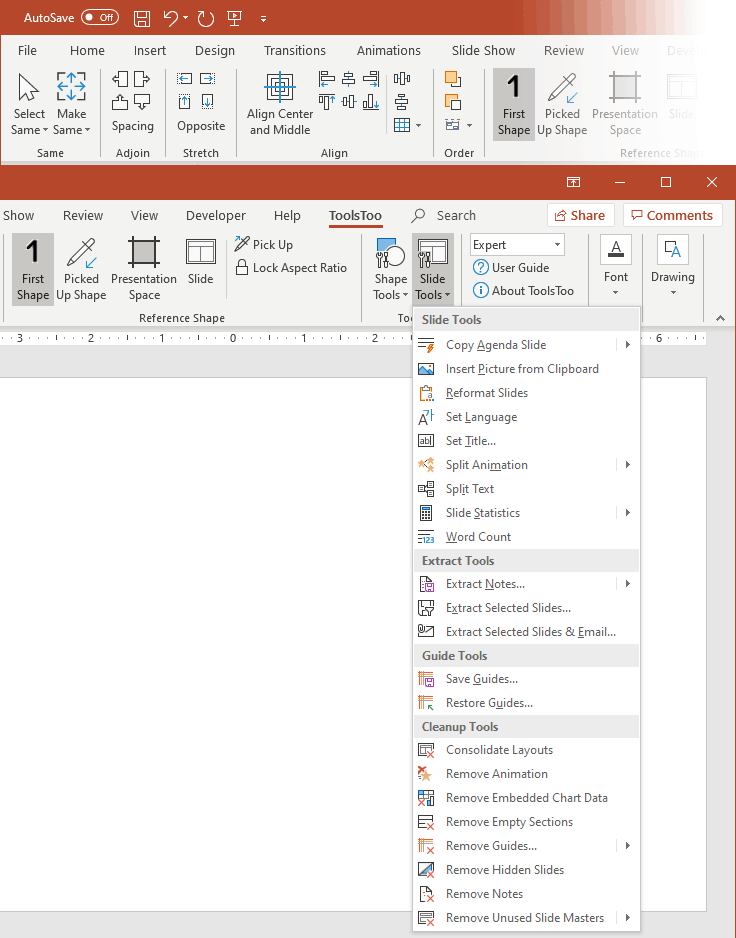 ToolsToo v8 New Ribbon